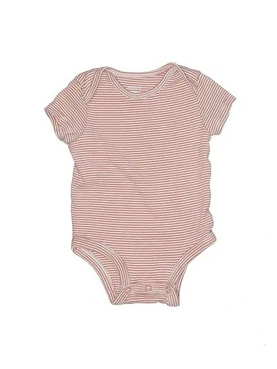Pre-owned Carter's Babies' Short Sleeve Onesie In Red