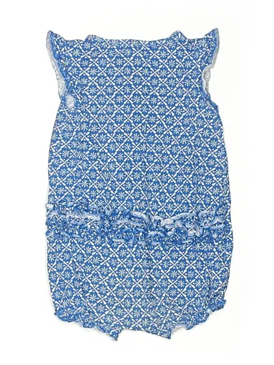 Pre-owned Carter's Kids' Short Sleeve Outfit In Blue