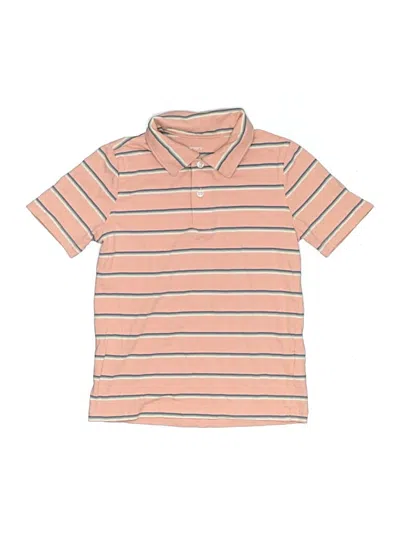 Pre-owned Carter's Kids' Short Sleeve Polo In Tan