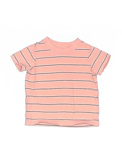 Pre-owned Carter's Babies' Short Sleeve T-shirt In Pink