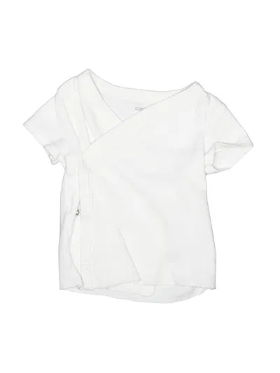 Pre-owned Carter's Babies' Short Sleeve T-shirt In White