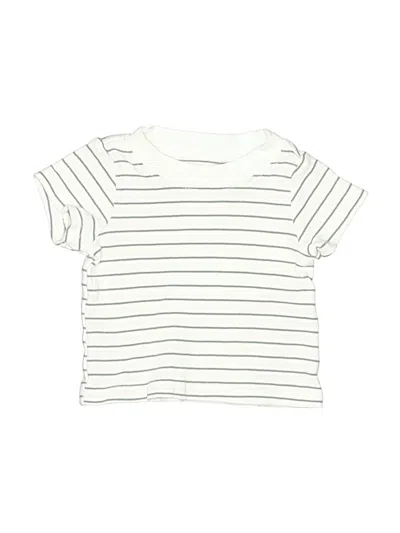 Pre-owned Carter's Babies' Short Sleeve T-shirt In White