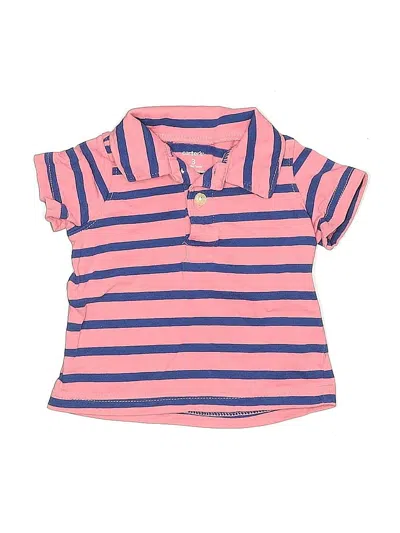 Pre-owned Carter's Babies' Short Sleeve Top Pink Tops