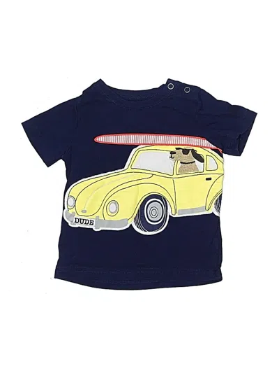 Pre-owned Carter's Babies' Short Sleeve T-shirt In Blue