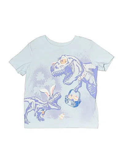 Pre-owned Carter's Kids' Short Sleeve T-shirt In Blue