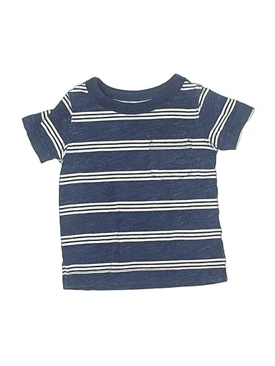 Pre-owned Carter's Babies' Short Sleeve T-shirt In Blue