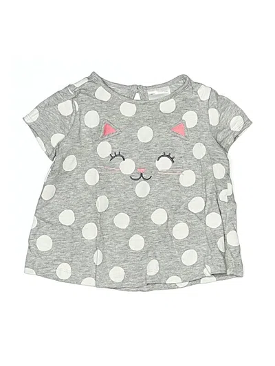 Pre-owned Carter's Babies' Short Sleeve T-shirt In Gray