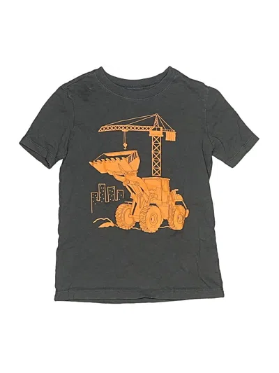 Pre-owned Carter's Kids' Short Sleeve T-shirt In Gray