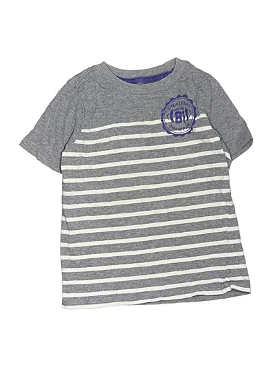 Pre-owned Carter's Kids' Short Sleeve T-shirt In Gray
