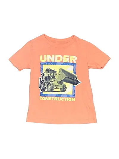 Pre-owned Carter's Kids' Short Sleeve T-shirt In Orange