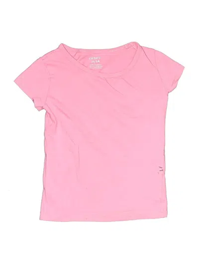 Pre-owned Carter's Kids' Short Sleeve T-shirt In Pink