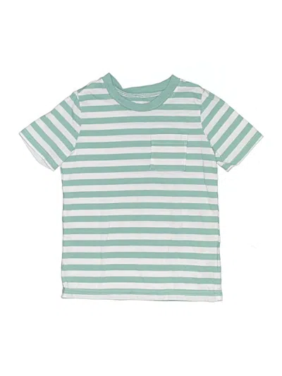 Pre-owned Carter's Kids' Short Sleeve T-shirt In Teal