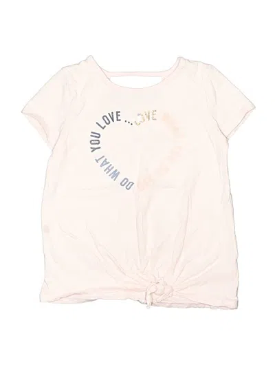 Pre-owned Carter's Kids' Short Sleeve T-shirt In White