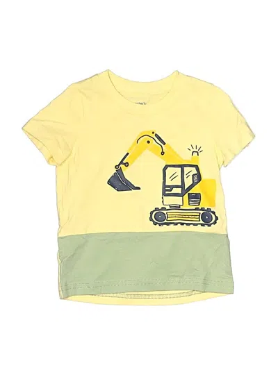 Carter's Babies' Short Sleeve T-shirt In Yellow