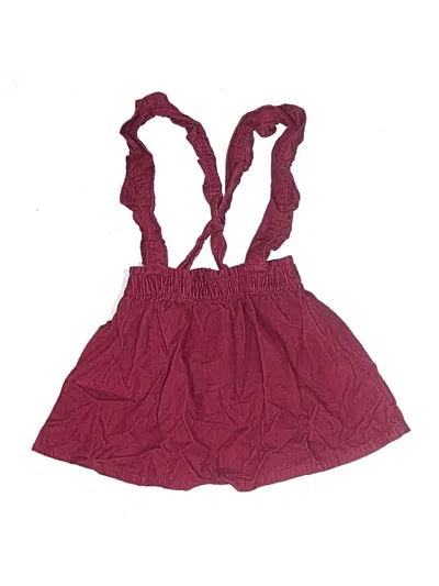 Pre-owned Carter's Kids' Skirt In Burgundy