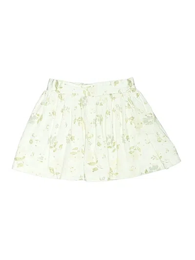 Pre-owned Carter's Kids' Skirt In Ivory