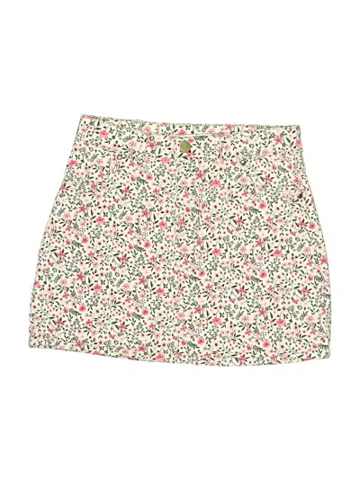 Pre-owned Carter's Kids' Skirt In White