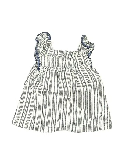 Pre-owned Carter's Babies' Sleeveless Blouse In White