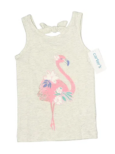 Pre-owned Carter's Kids' Sleeveless T-shirt In Gray
