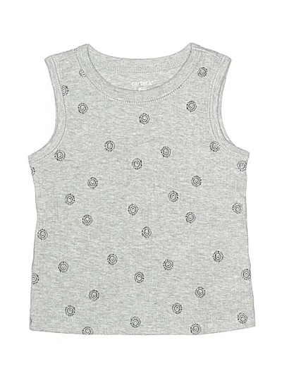 Pre-owned Carter's Babies' Sleeveless T-shirt In Gray