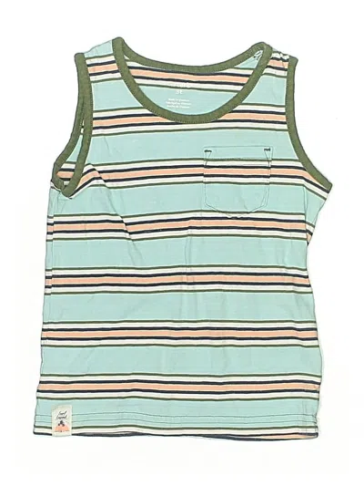 Pre-owned Carter's Kids' Sleeveless T-shirt In Green