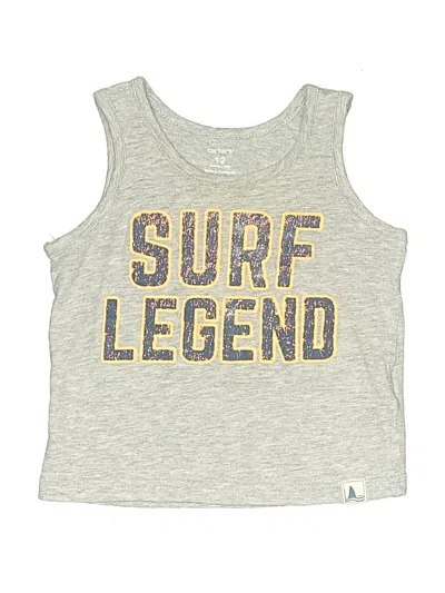Pre-owned Carter's Babies' Sleeveless T-shirt In Silver