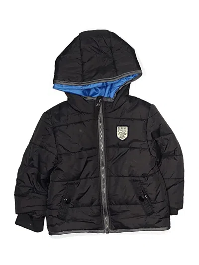 Pre-owned Carter's Kids' Snow Jacket In Black