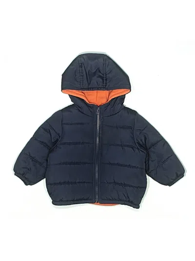 Pre-owned Carter's Kids' Snow Jacket In Blue