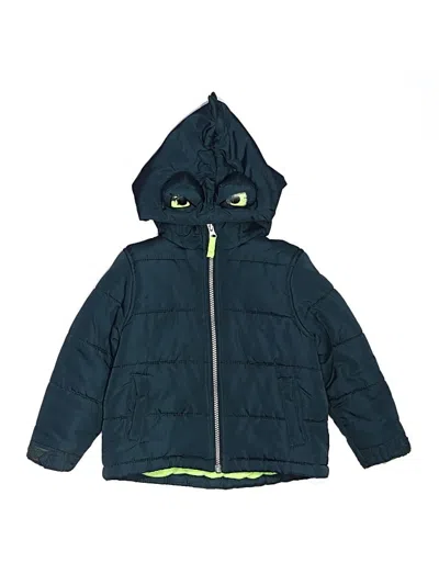 Pre-owned Carter's Kids' Snow Jacket In Blue