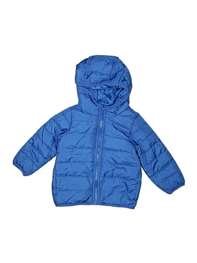 Pre-owned Carter's Kids' Snow Jacket In Blue