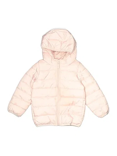 Pre-owned Carter's Kids' Snow Jacket In Pink