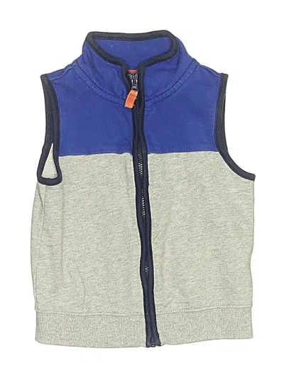 Pre-owned Carter's Kids' Sweater Vest In Blue