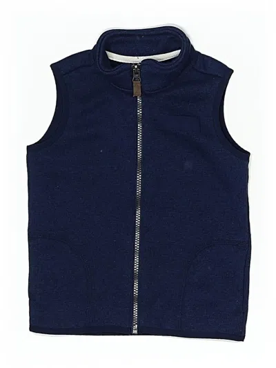 Pre-owned Carter's Kids' Sweater Vest In Blue