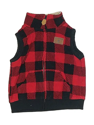 Pre-owned Carter's Babies' Sweater Vest In Red