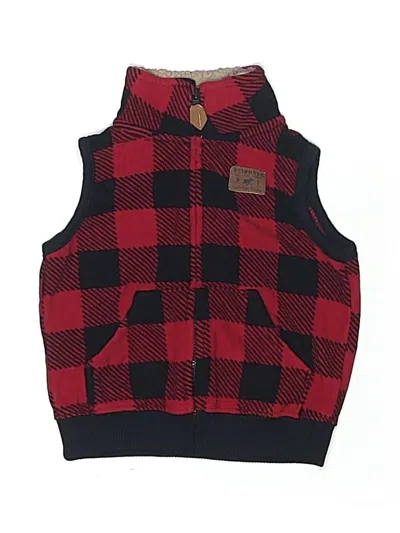Pre-owned Carter's Babies' Sweater Vest In Red