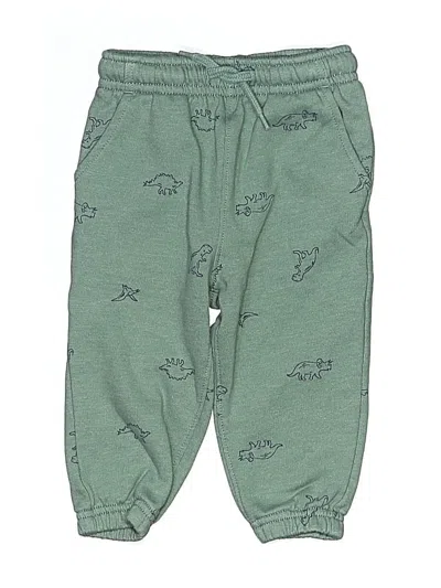 Pre-owned Carter's Babies' Sweatpants In Green