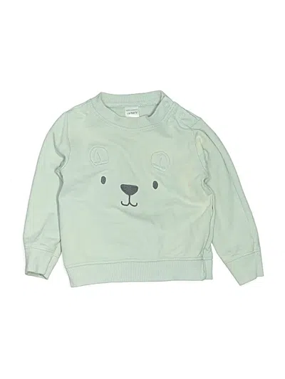 Pre-owned Carter's Kids' Sweatshirt In Green