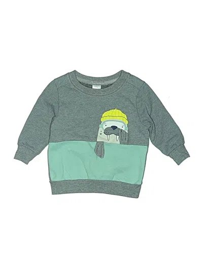 Pre-owned Carter's Babies' Sweatshirt In Teal