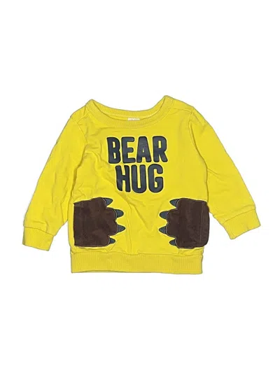 Pre-owned Carter's Kids' Sweatshirt In Yellow