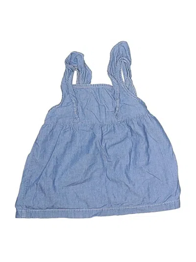 Pre-owned Carter's Kids' Tank Top Blue Halter Neckline Tops