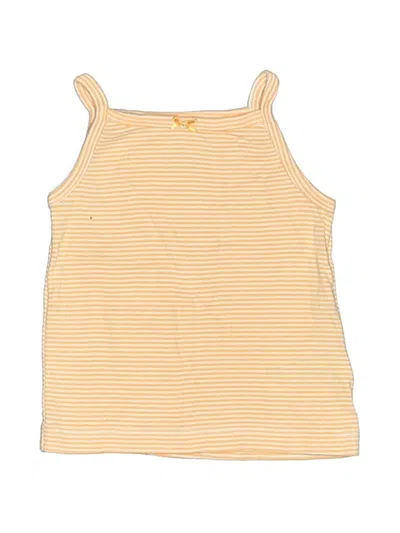 Pre-owned Carter's Babies' Tank Top Yellow Halter Neckline Tops