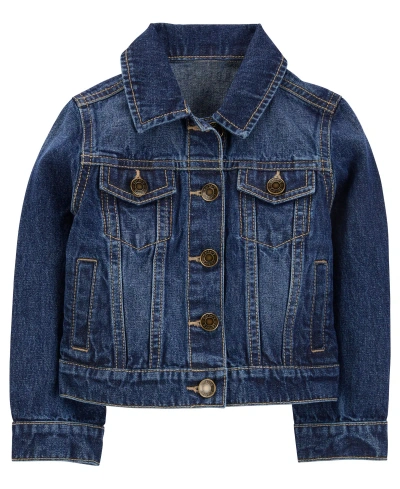 Carter's Babies' Toddler Basic Denim Jacket In Blue