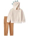 Carter's Toddler Boys 2-pc. Dinosaur Hoodie & Pants Set In Neutral
