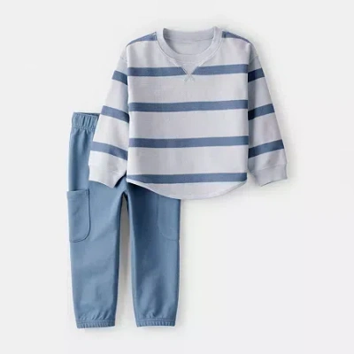 Carter's Babies' Toddler Boys 2-pc. Pant Set In Blue