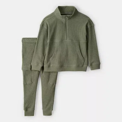 Carter's Babies' Toddler Boys 2-pc. Pant Set In Green