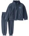 Carter's Toddler Boys 2-pc. Quarter Zip Pullover & Pants Set In Blue
