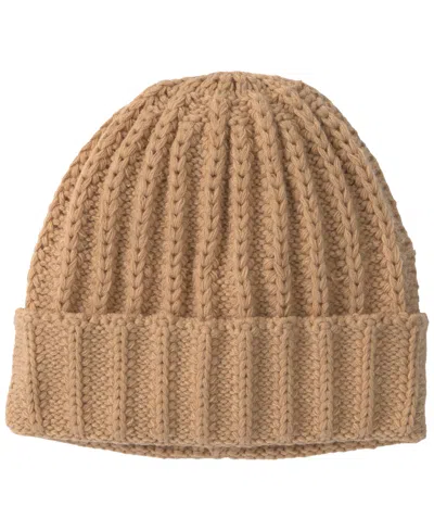 Carter's Babies' Toddler Boys' 2t-4t Ribbed Foldover-cuff Cotton Beanie In Brown