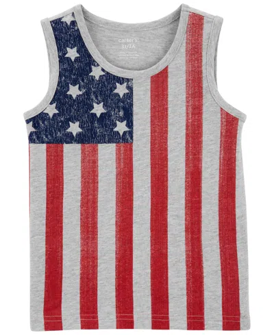 Carter's Babies' Toddler Boys 4th Of July Tank In Multi