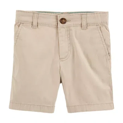 Carter's Babies' Toddler Boys Chino Short In Brown