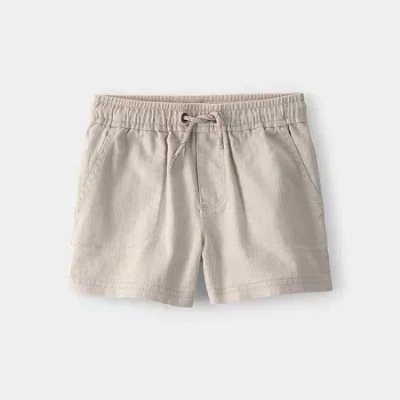 Carter's Babies' Toddler Boys Mid Rise Pull-on Short In Gray